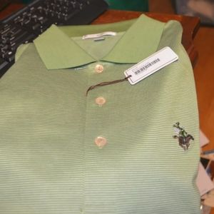 Authentic Peter Millar golf polo sleepy hollow gc